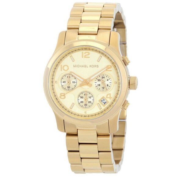 FX03125B NWT Michael Kors Fashion Ladies Quartz Steel Authentic Watch - Picture 1 of 3